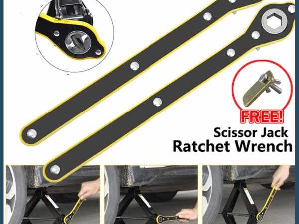 Kunci Ratchet Wrench untuk dongkrak mobil/Putaran Dongkrak mobil universal untuk model jembatan/Kunci Pas Dongkrak Mobil/Kunci Domn Universal / Alat Bantu Putar Dongkrak Manual DP/Ratchet Wrench Rocker/ALAT BANTU PUTAR DONGKRAK MANUAL ORIGINAL