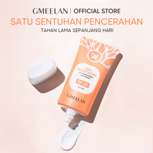 GMEELAN 2PCS Kits Krim pemutih Makeup Ccream Lazy Cream 30g*2