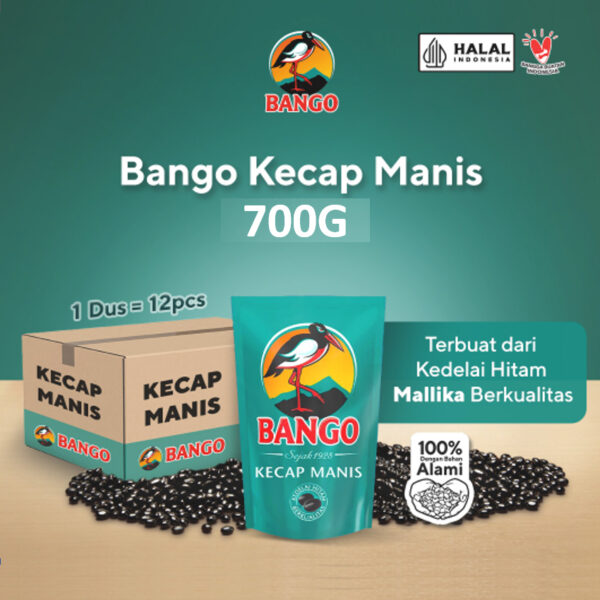 Bango Kecap Manis 520ml / 700gr isi 12 pcs [Karton]