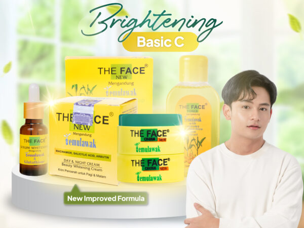[BPOM] THE FACE Temulawak Brightening KIT - Skincare Routine Recommended Glowing BPOM