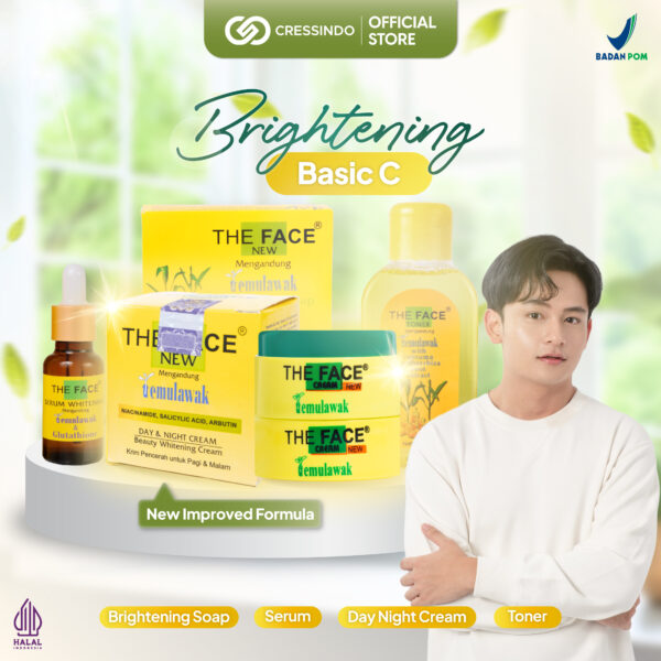 [BPOM] THE FACE Temulawak Brightening KIT - Skincare Routine Recommended Glowing BPOM